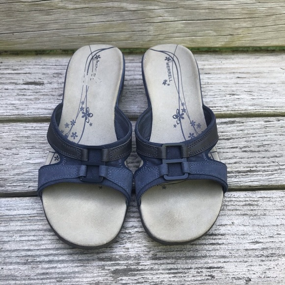 merrell navy sandals